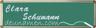 Clara Schumann Visitenkarte